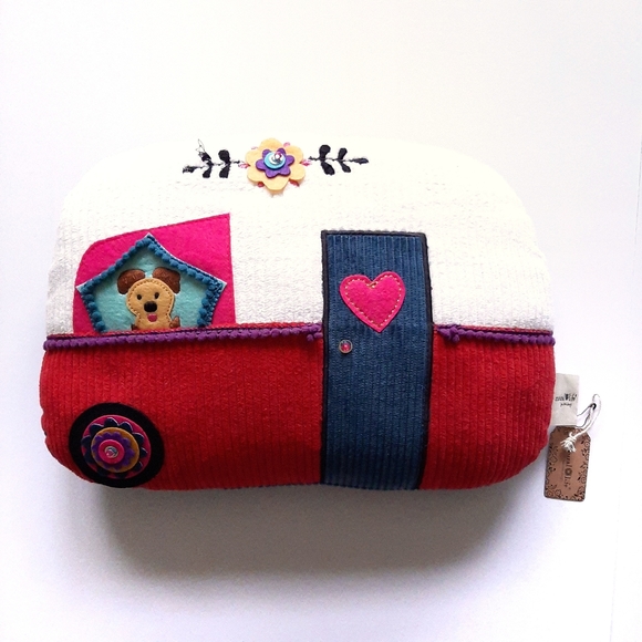 NATURAL LIFE Other - Happy Camper Natural Life Decorative Throw Pillow